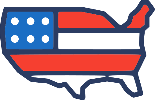 US Map Flag